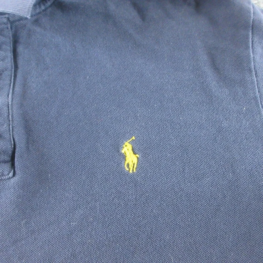 Polo Ralph Lauren Polo Shirt Mens L Blue Short Sleeve Cotton Pony Logo Casual